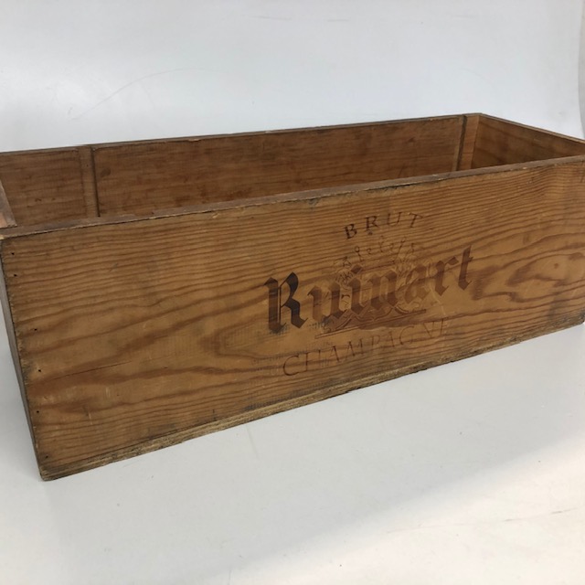 CRATE, Medium Brut Ruinart Champagne (20x53x18cm H)